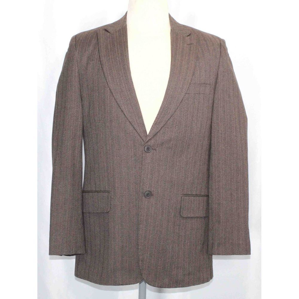 Scotch & Soda Sport Pal Brown Orange Cotton Blazer Jacket Mens 44" Chest